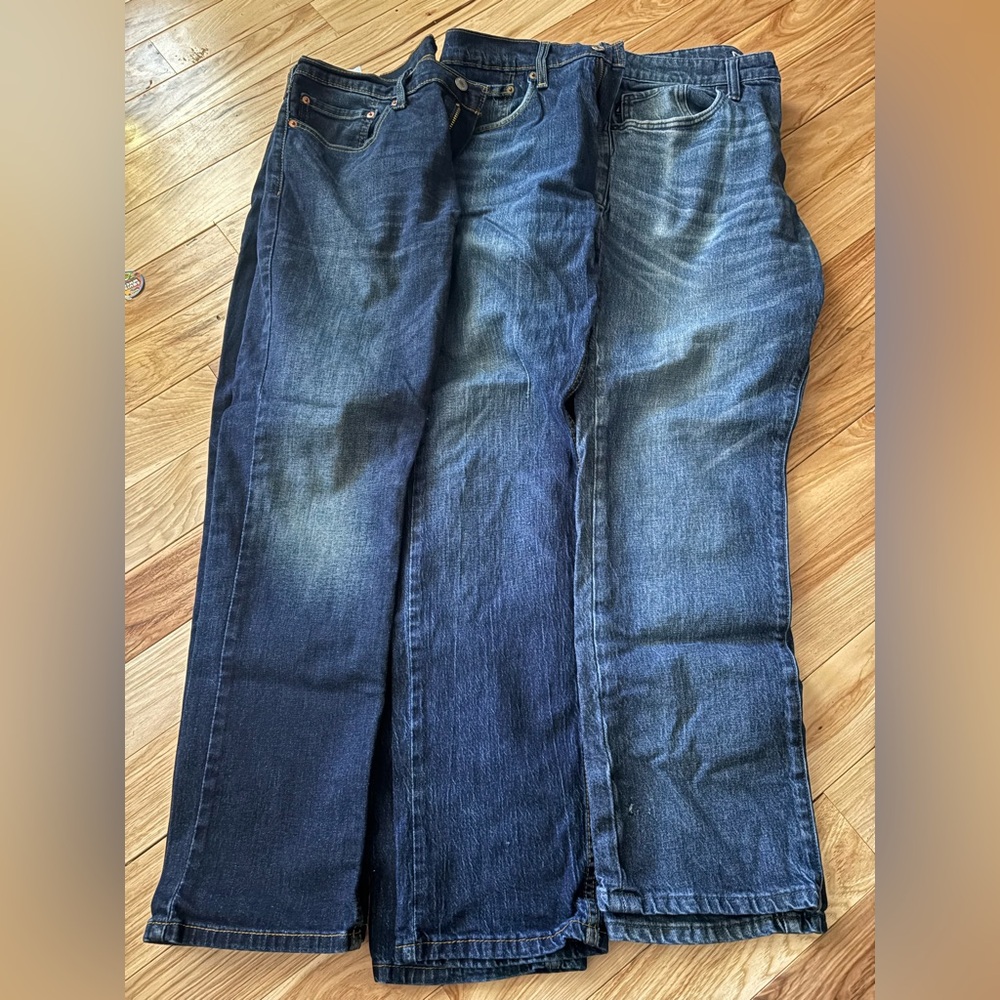 Men's Classic Blue Jeans Lot of 3